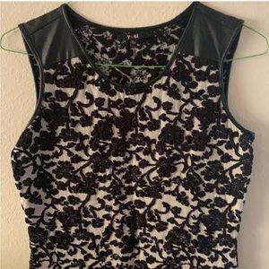 YEST Black and White Floral Women's Dress, Size: 8, EUC